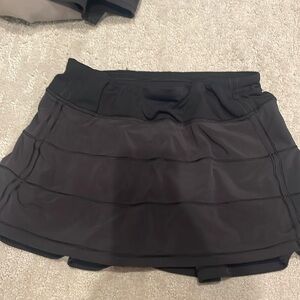 Black lululemon skort